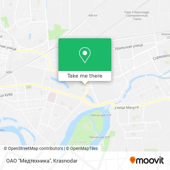 ОАО "Медтехника" map