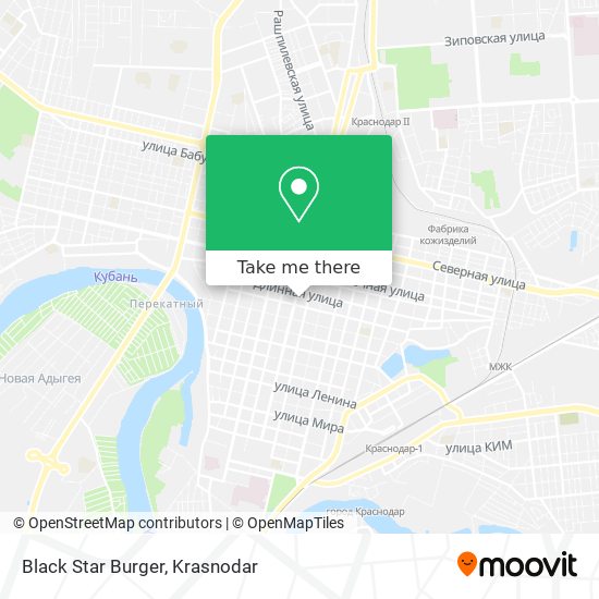 Black Star Burger map