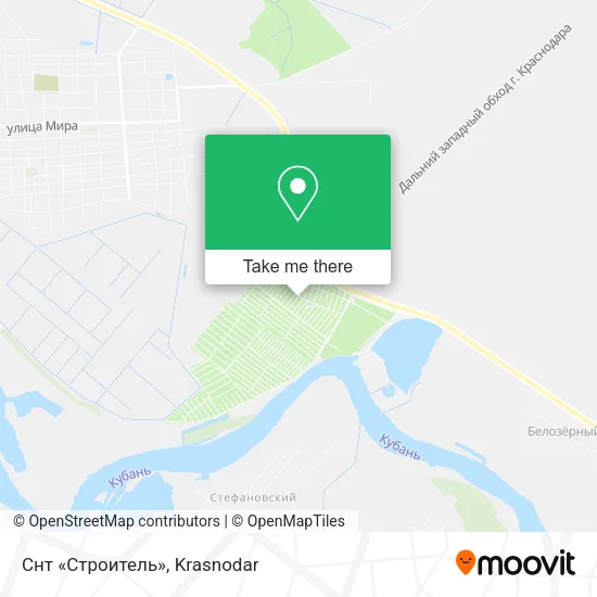 Снт «Строитель» map