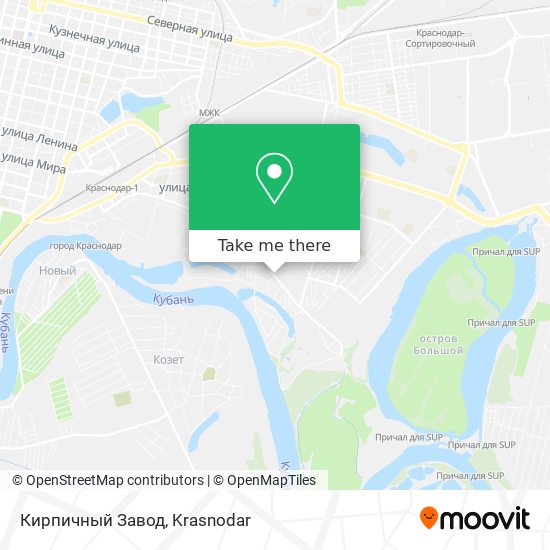 Кирпичный Завод map