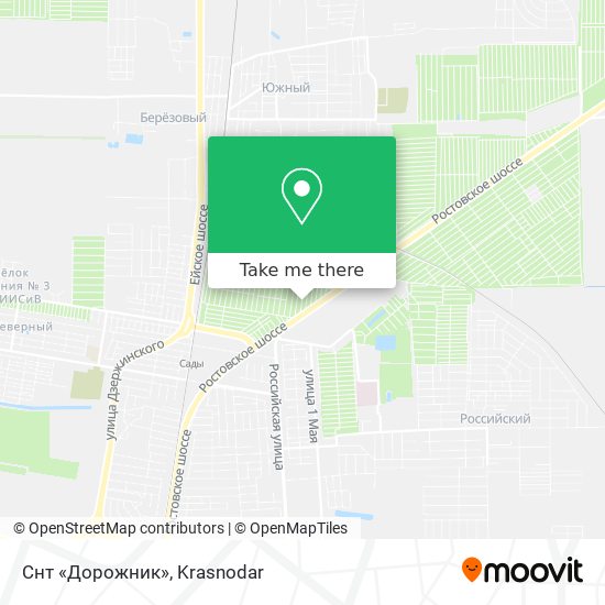 Снт «Дорожник» map
