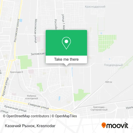Казачий Рынок map