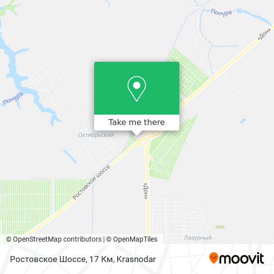 Ростовское Шоссе, 17 Км map