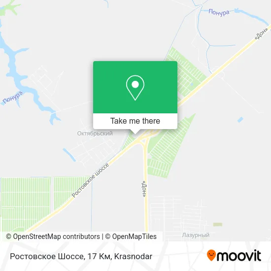 Ростовское Шоссе, 17 Км map
