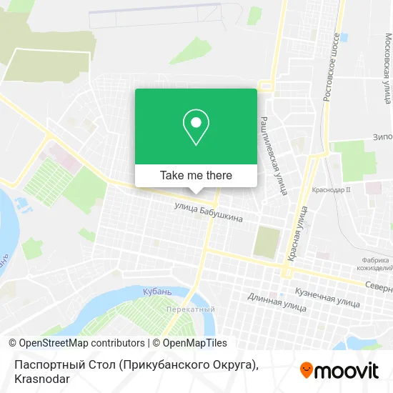 Паспортный Стол (Прикубанского Округа) map