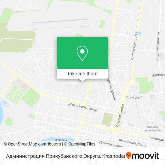 Администрация Прикубанского Округа map