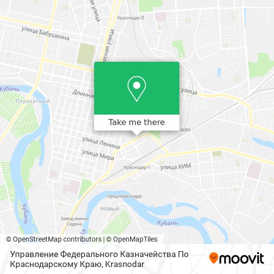 Управление Федерального Казначейства По Краснодарскому Краю map