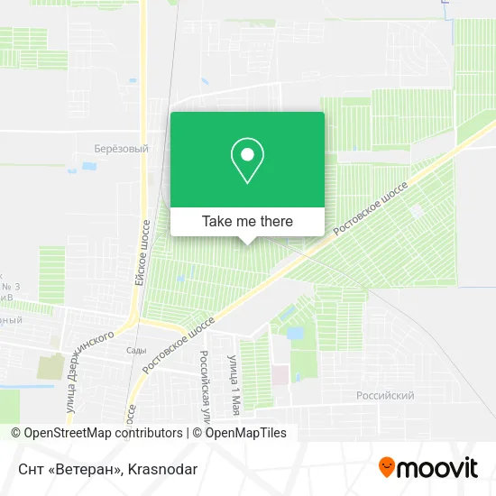 Снт «Ветеран» map