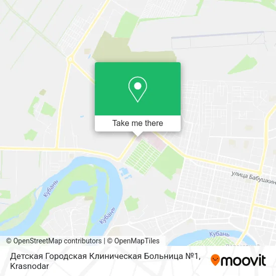 Детская Городская Клиническая Больница №1 map