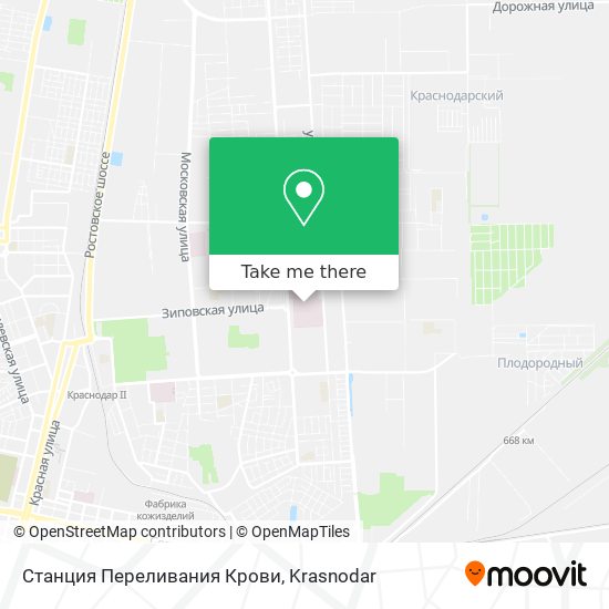 Станция Переливания Крови map