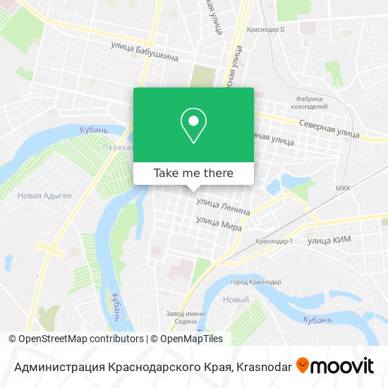 Администрация Краснодарского Края map