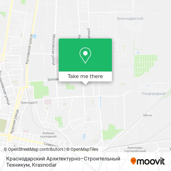 Краснодарский Архитектурно–Строительный Техникум map