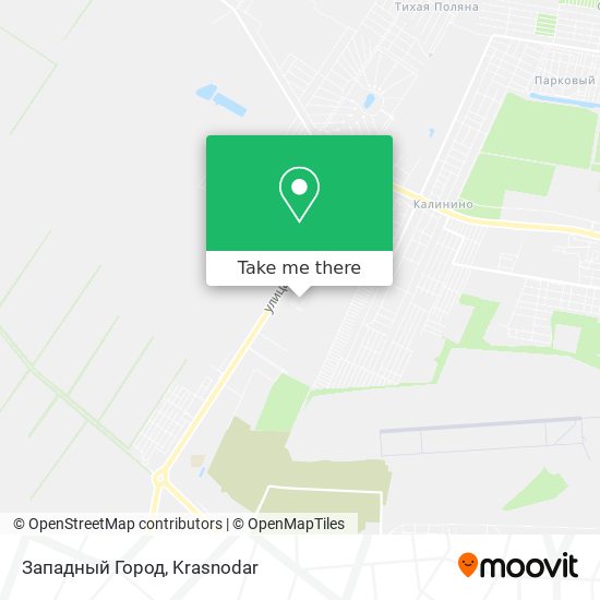 Западный Город map