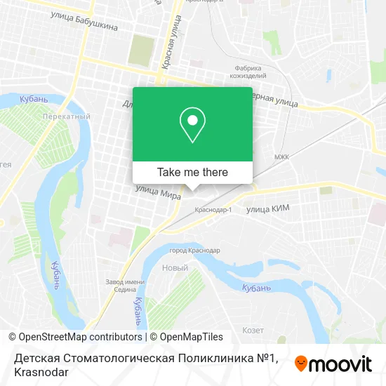 Детская Стоматологическая Поликлиника №1 map