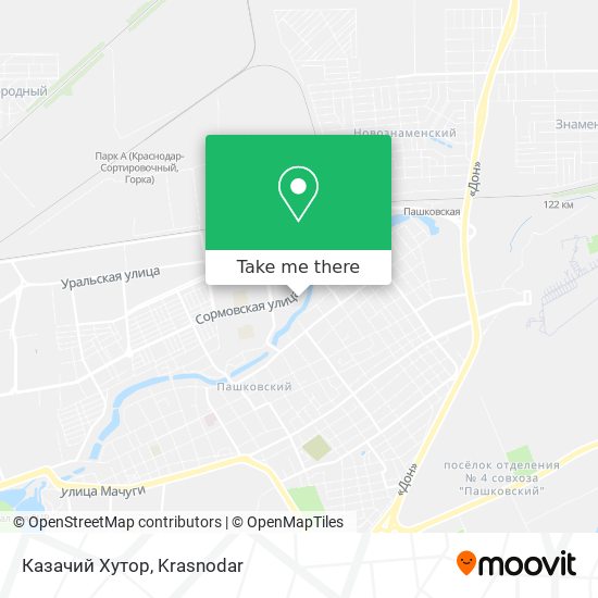 Казачий Хутор map
