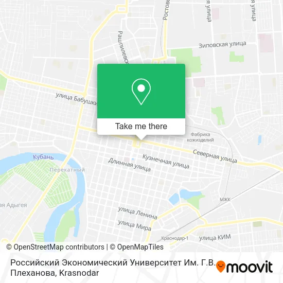 Российский Экономический Университет Им. Г.В. Плеханова map