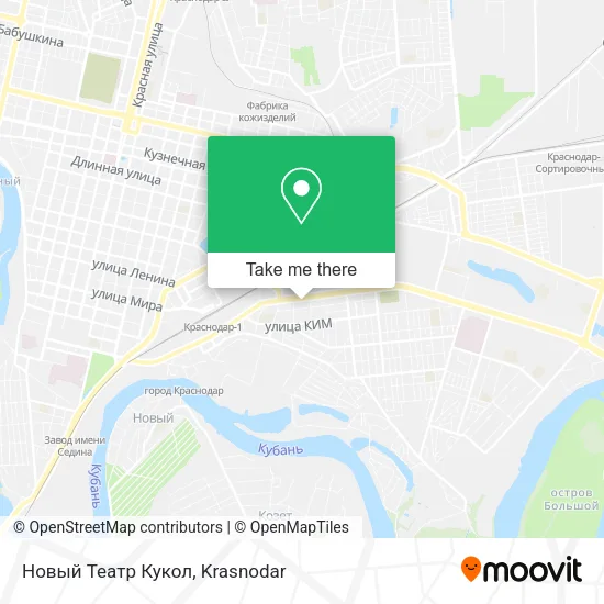 Новый Театр Кукол map