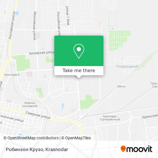 Робинзон Крузо map