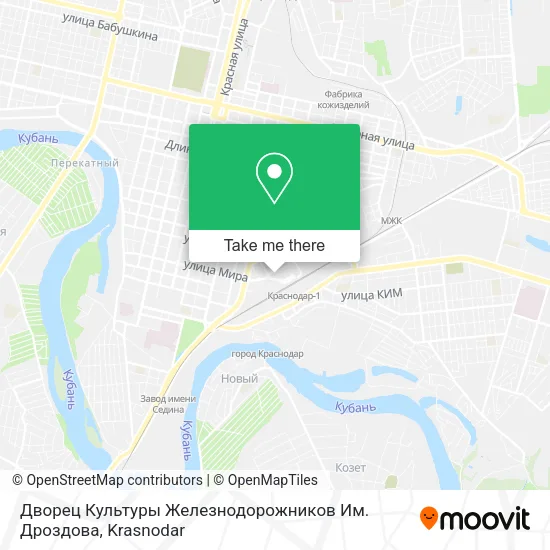 Дворец Культуры Железнодорожников Им. Дроздова map
