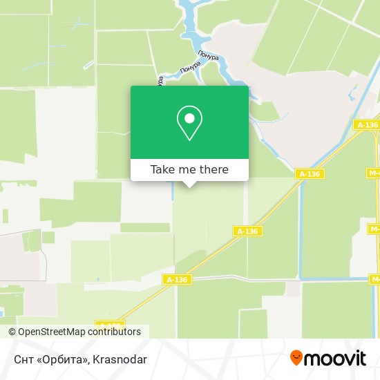 Снт «Орбита» map