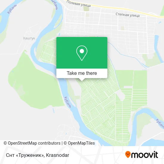 Снт «Труженик» map