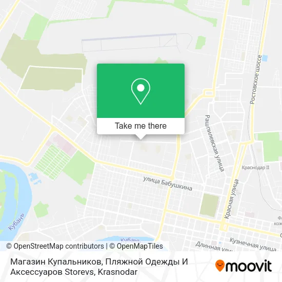 Магазин Купальников, Пляжной Одежды И Аксессуаров Storevs map
