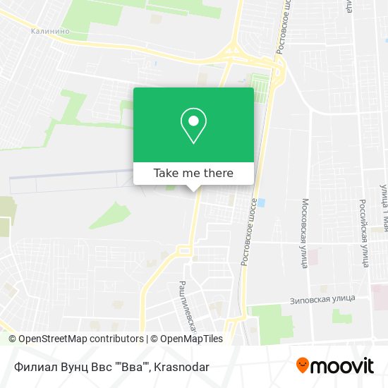 Филиал Вунц Ввс ""Вва"" map