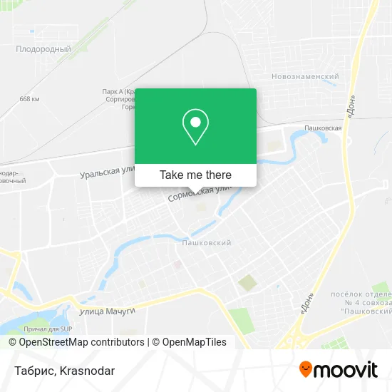Табрис map