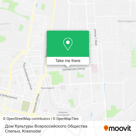 Дом Культуры Всероссийского Общества Слепых map