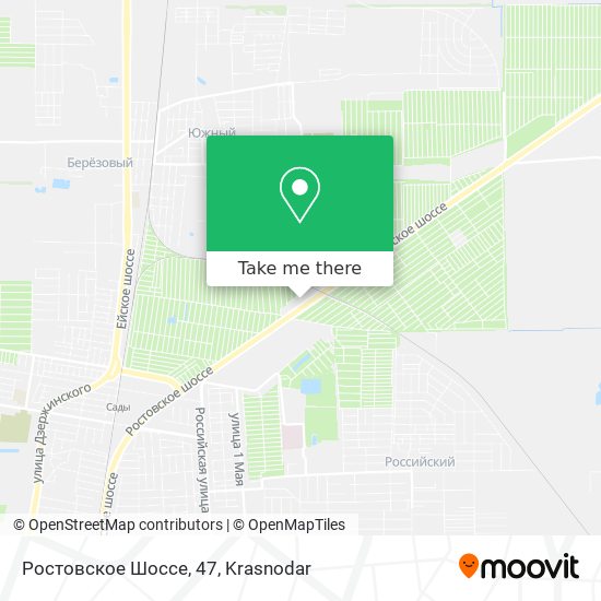 Ростовское Шоссе, 47 map
