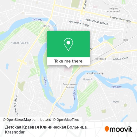 Детская Краевая Клиническая Больница map