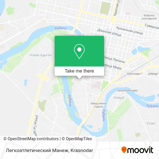Легкоатлетический Манеж map