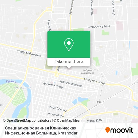 Специализированная Клиническая Инфекционная Больница map