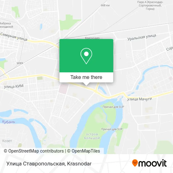 Улица Ставропольская map