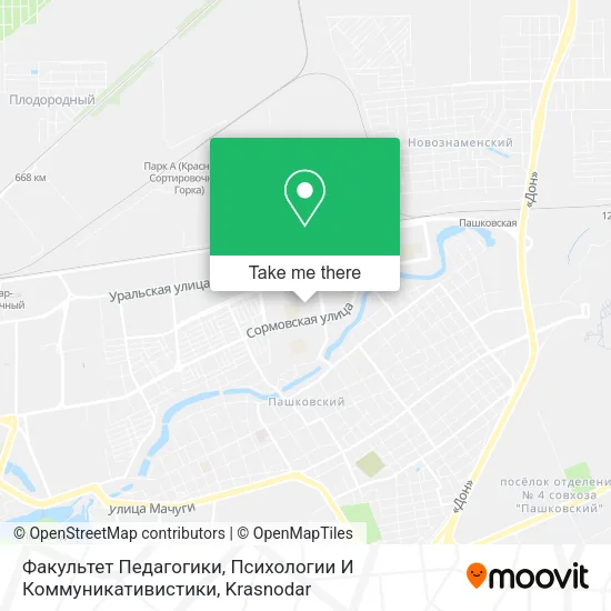 Факультет Педагогики, Психологии И Коммуникативистики map
