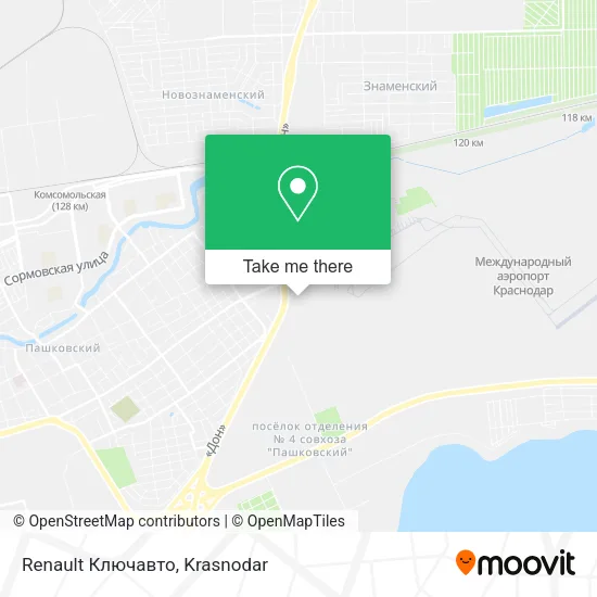 Renault Ключавто map