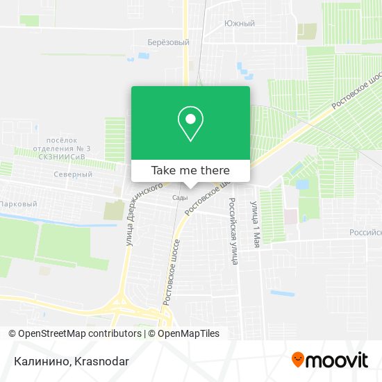 Калинино map
