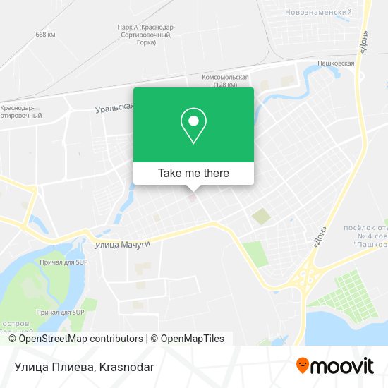 Улица Плиева map