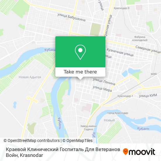 Краевой Клинический Госпиталь Для Ветеранов Войн map