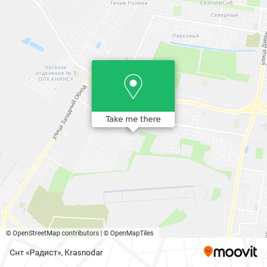 Снт «Радист» map