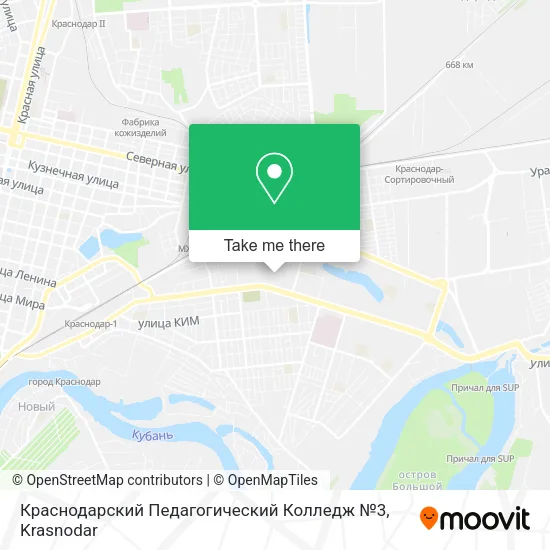 Краснодарский Педагогический Колледж №3 map