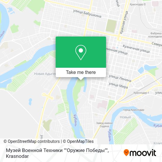 Музей Военной Техники ""Оружие Победы"" map