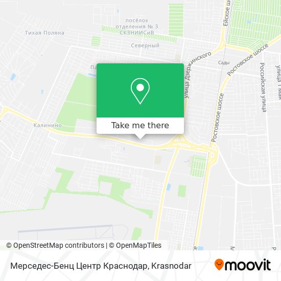 Мерседес-Бенц Центр Краснодар map