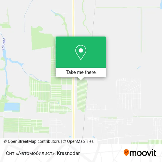 Снт «Автомобилист» map