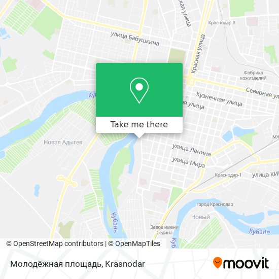 Молодёжная площадь map