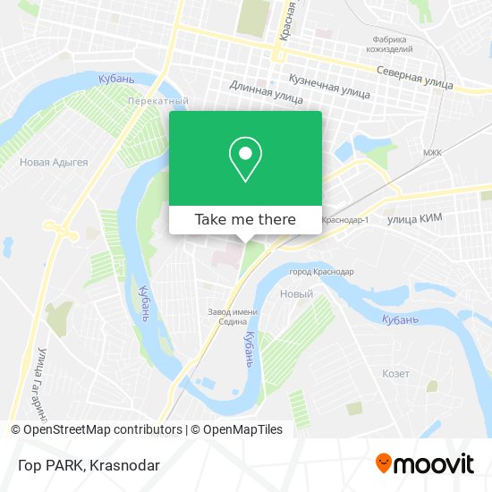 Гор PARK map