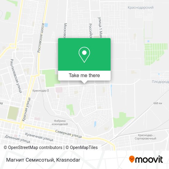 Магнит  Семисотый map
