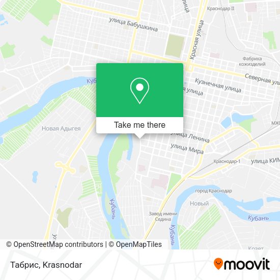 Табрис map