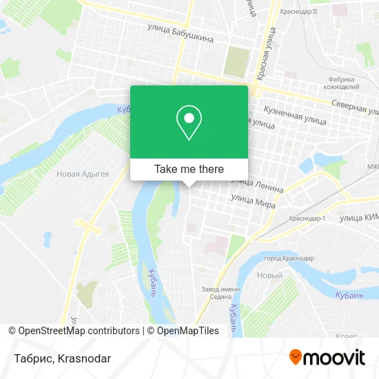 Табрис map