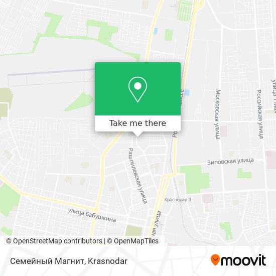 Семейный Магнит map